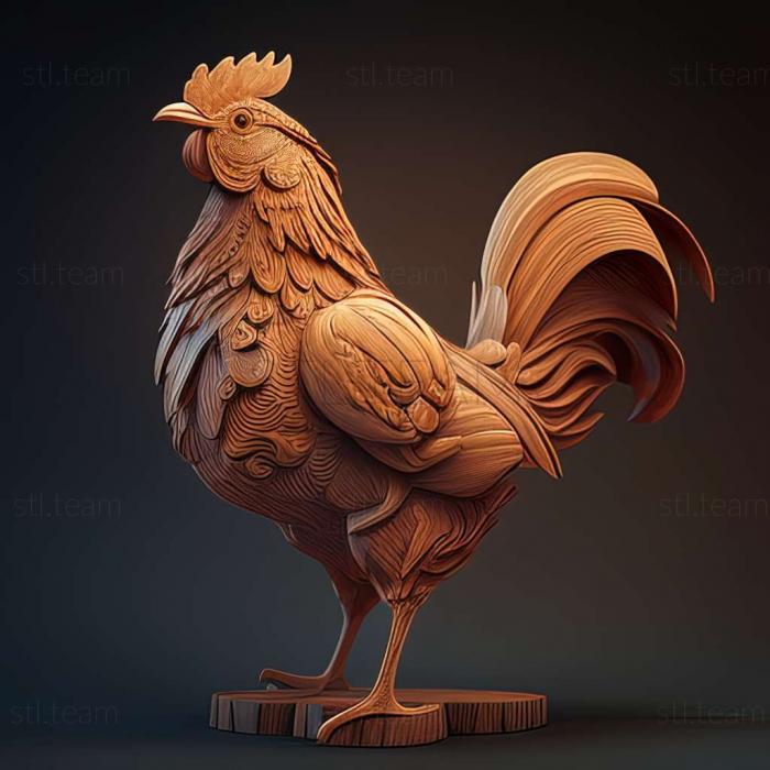 3D model Chicken (STL)